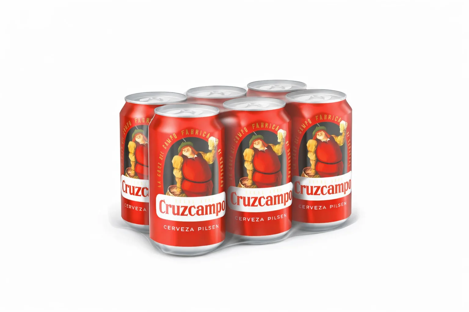 Cerveza Cruzcampo, pack 6 und